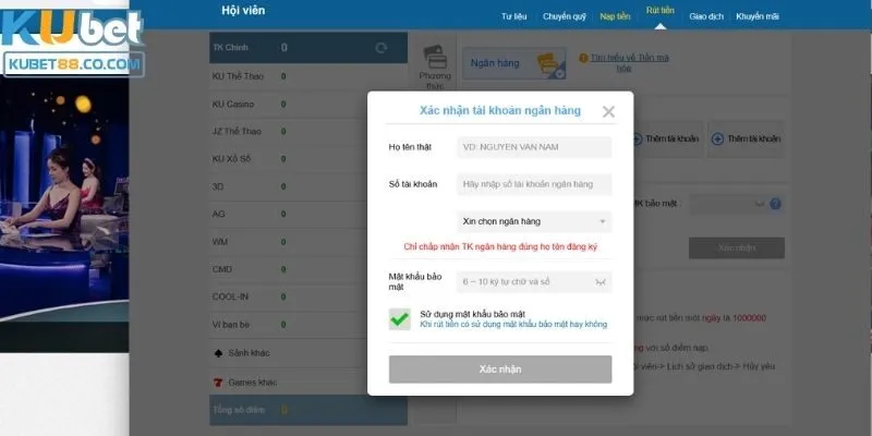Hướng dẫn chi tiết cách rút tiền Kubet88 dành cho hội viên